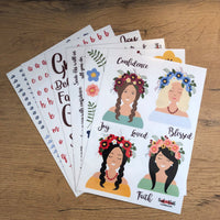 Book of Ruth - Confidence (sticker pack)